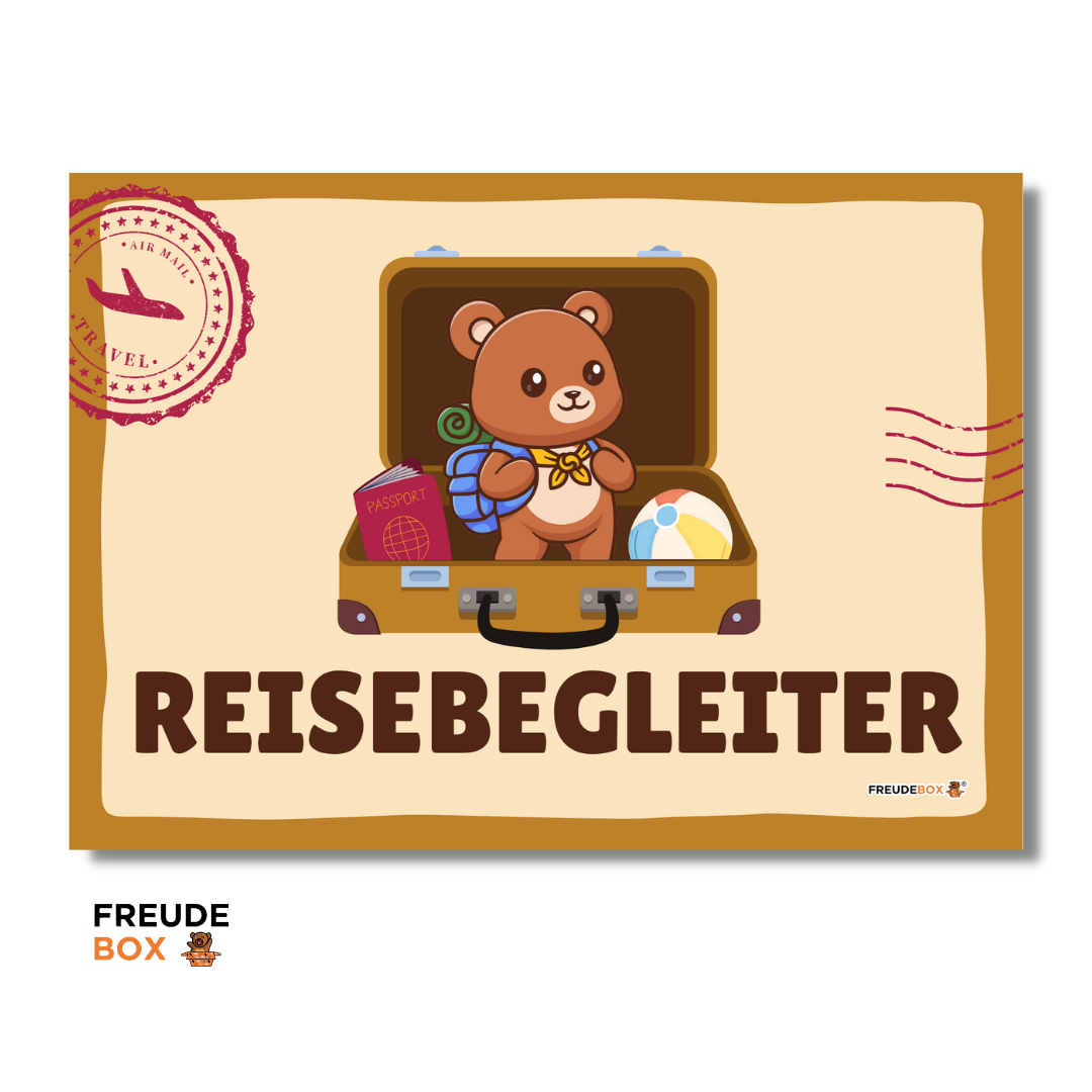 Grußkarte: Reisebegleiter ✏️