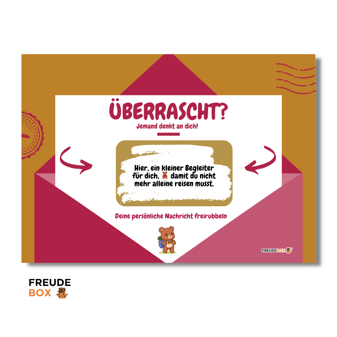 Grußkarte: Reisebegleiter ✏️
