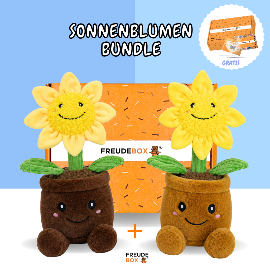 Sonnenblumen Bundle Kuscheltiere verschenken