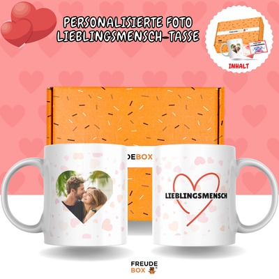 Personalisierte Foto Lieblingsmensch-Tassenbox