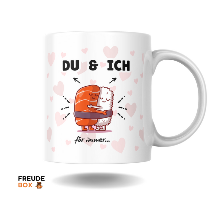 Süße Paar Tasse verschenken – 300ml, Weiß
