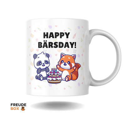 Keramiktasse Geburtstag "Happy Bärsday" 300 ml
