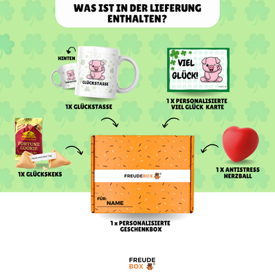 Viel Glück Tassen-Geschenkset