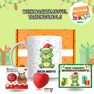 Weihnachtsmuffel Tassen-Geschenkset