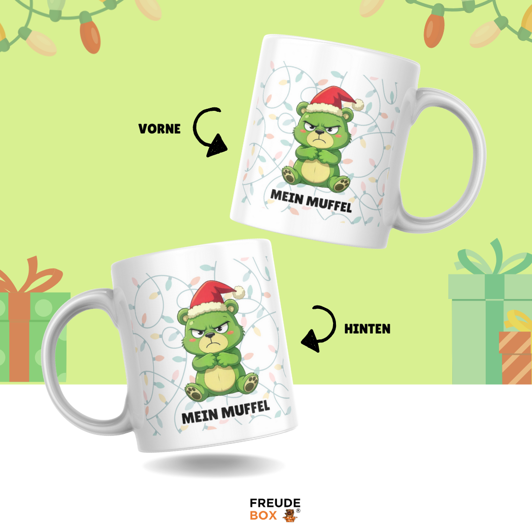 Weihnachtsmuffel Tassen-Geschenkset