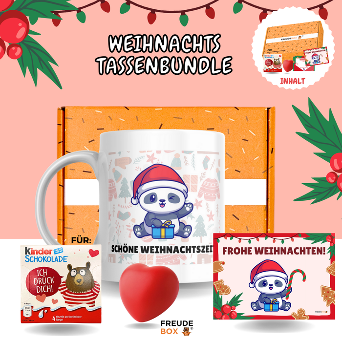 Weihnachts Tassen-Geschenkset