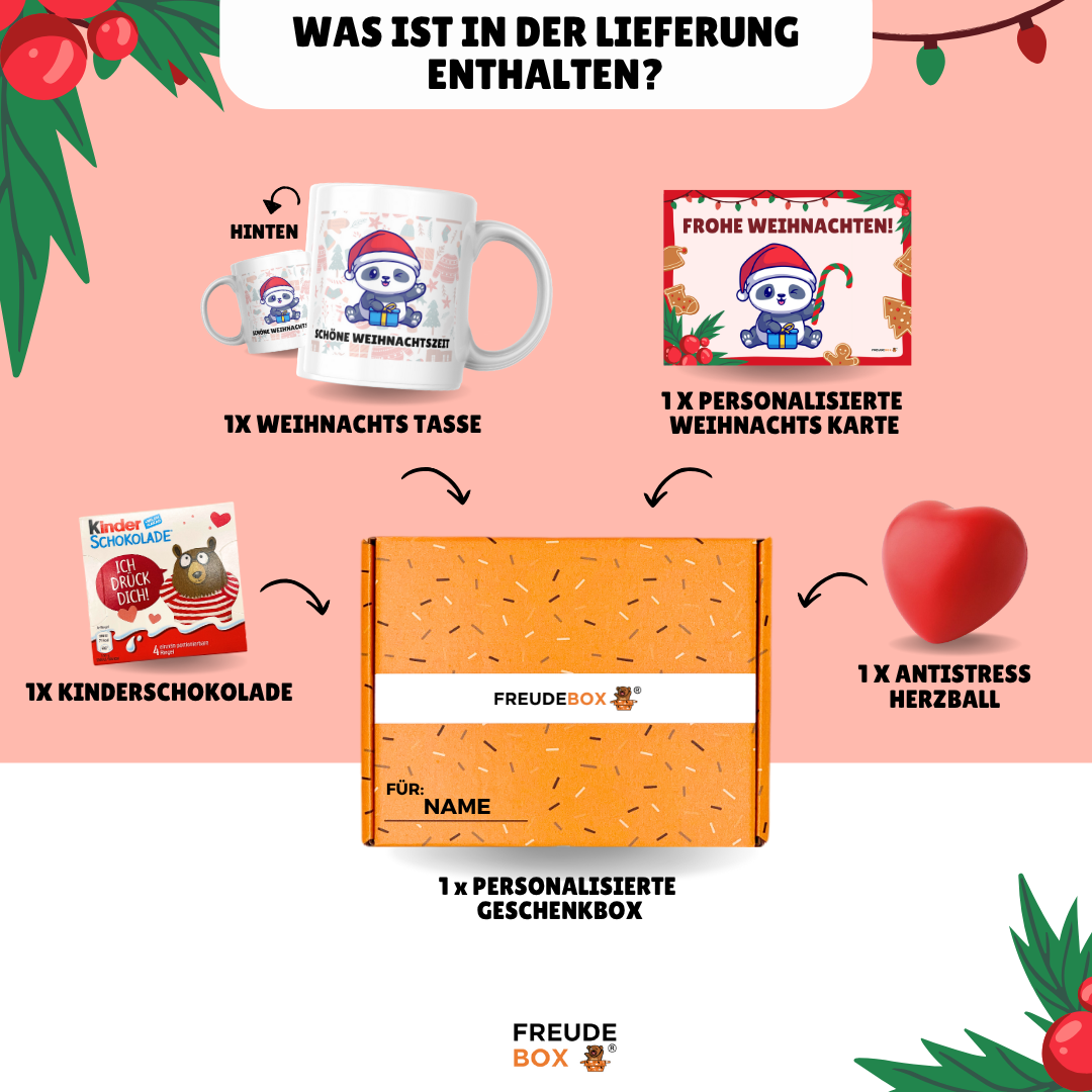 Weihnachts Tassen-Geschenkset