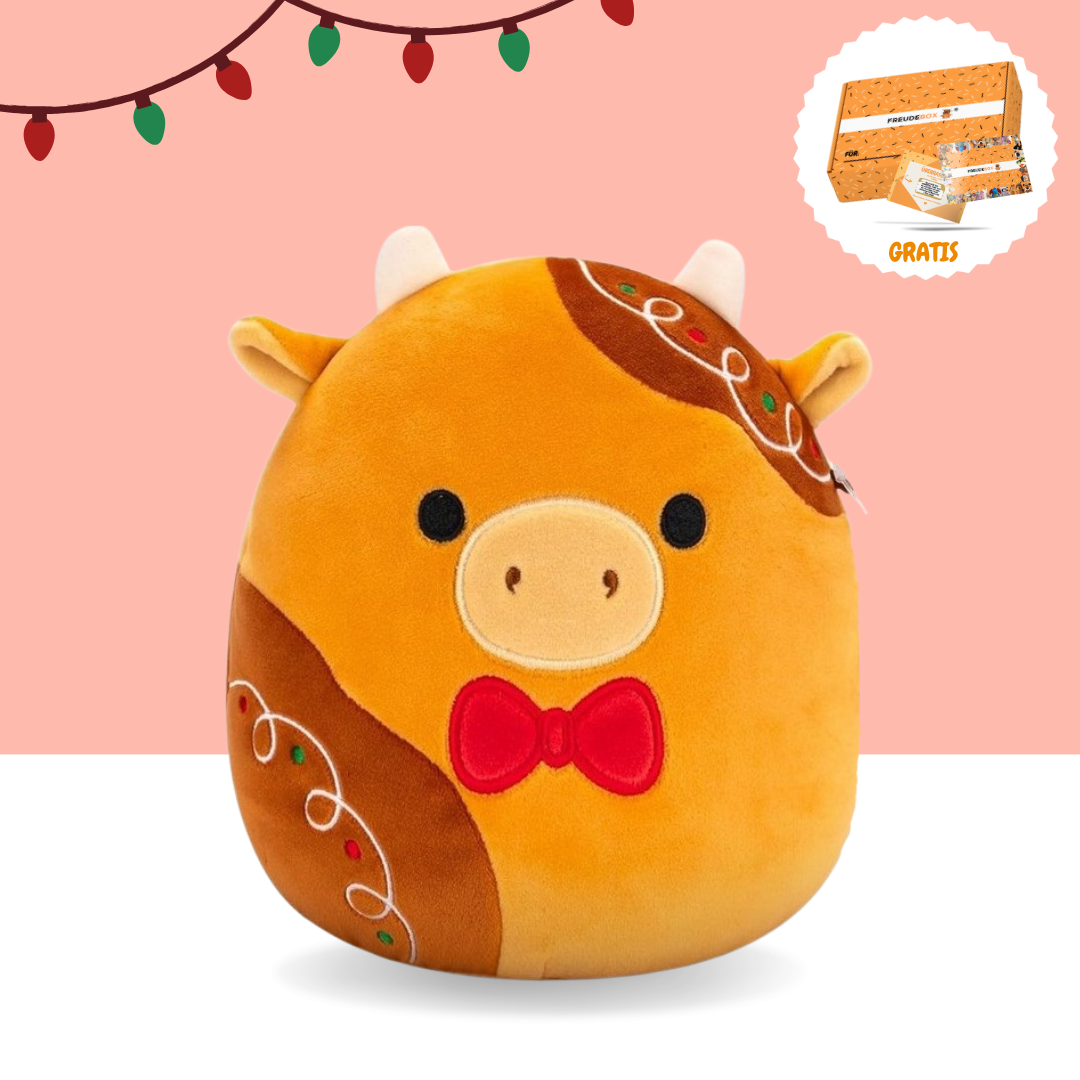 Weihnachtskuh Squashy FREUDEBOX