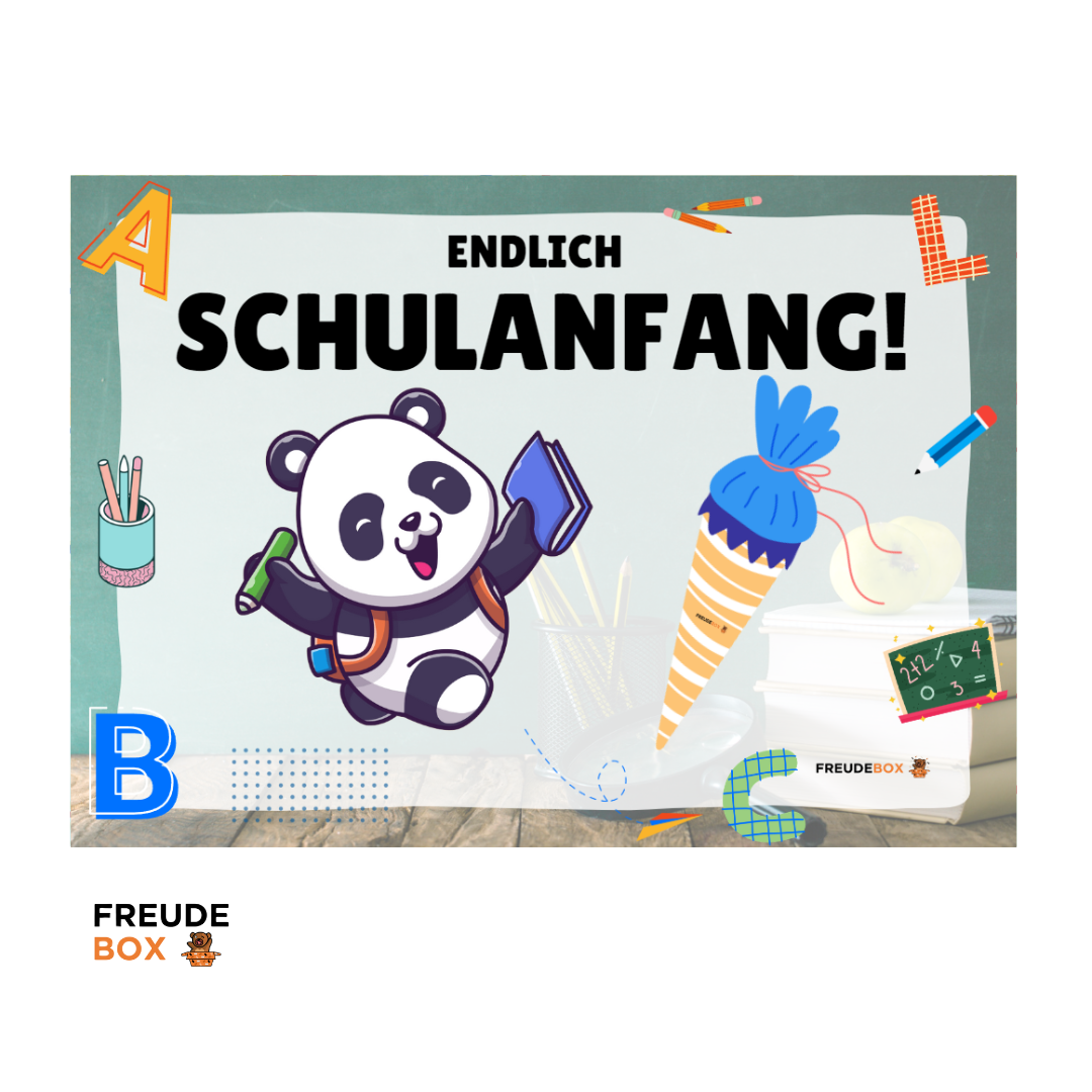 Grußkarte: Schulanfang! ✏️