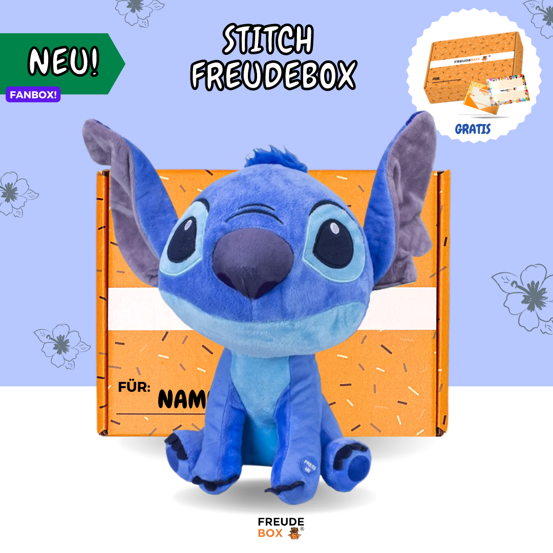 Stitch Stofftier verschenken | FREUDEBOX®