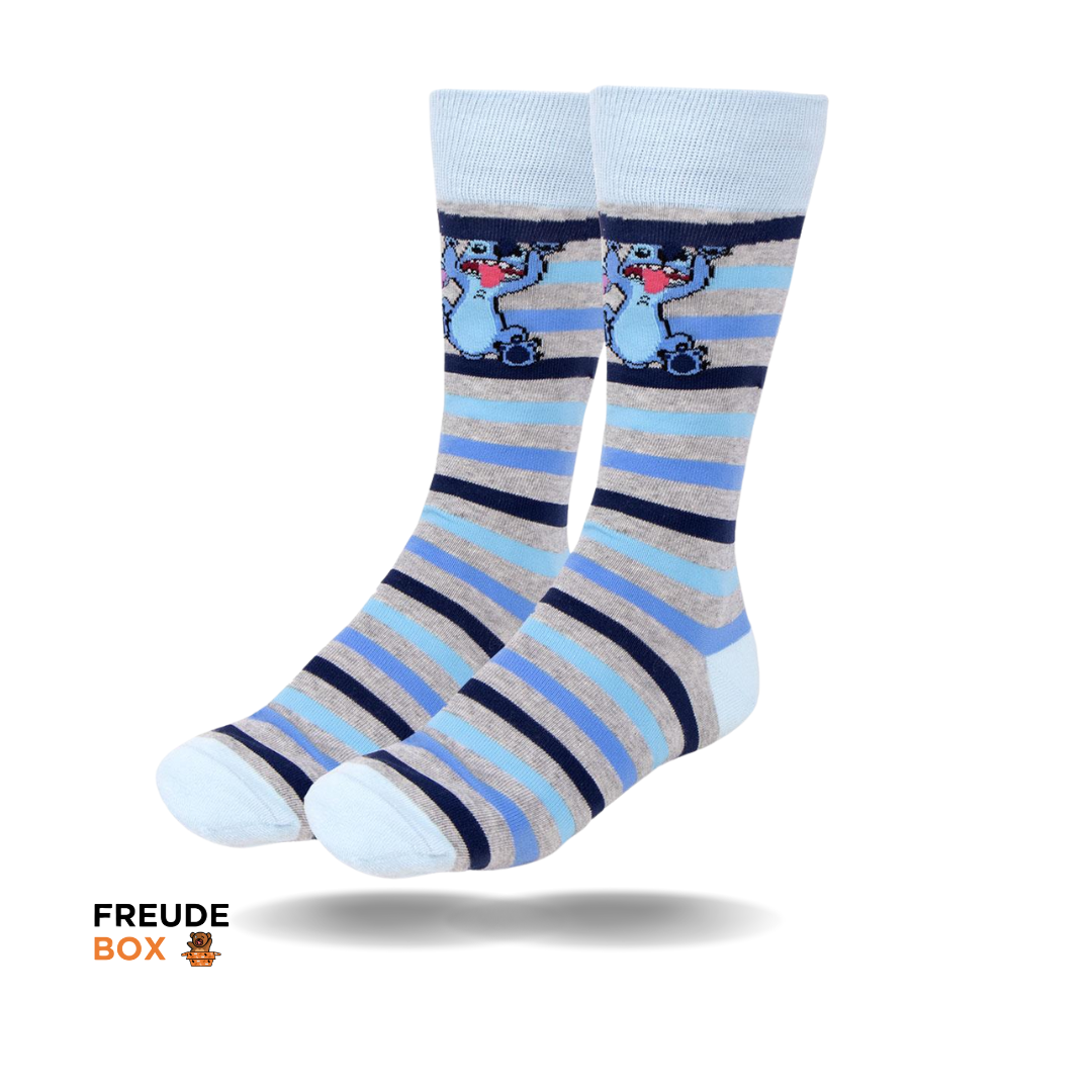 Stitch - Socken 🧦 grau/blau (1 Paar)