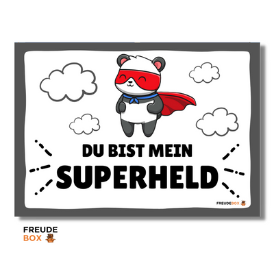 Grußkarte: Mein Superheld! ✏️