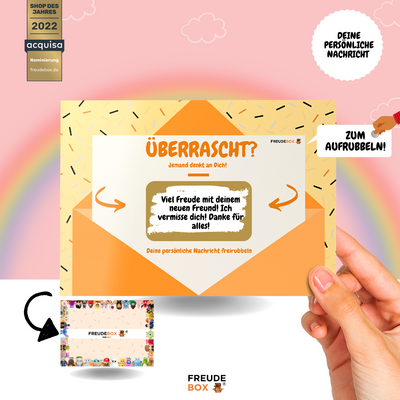 Glücksbärchi (blau) - FREUDEBOX®