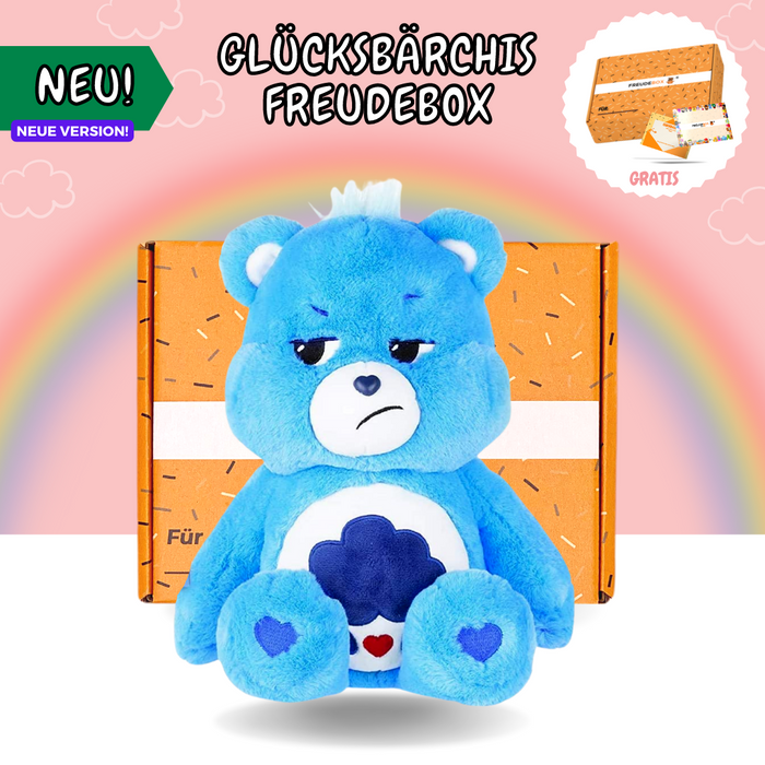 Glücksbärchi (blau) (NEU) - FREUDEBOX®