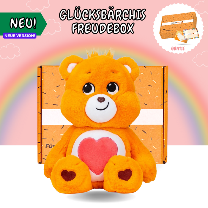 Glücksbärchi (orange) (NEU) - FREUDEBOX®