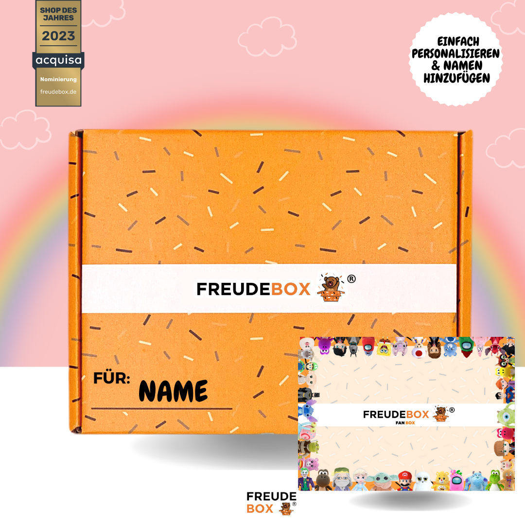 Glücksbärchi (orange) (NEU) - FREUDEBOX®