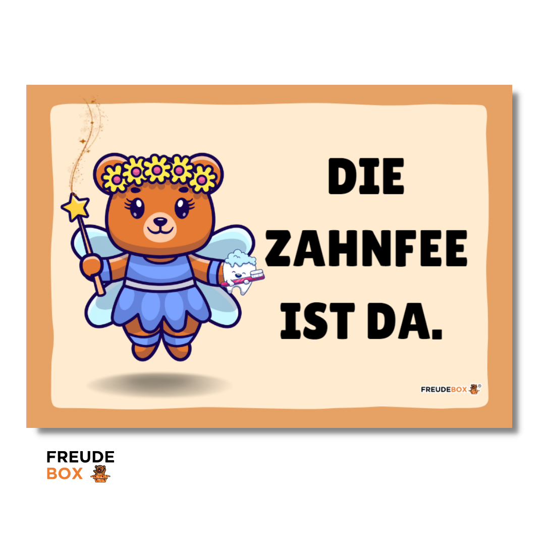 Grußkarte: Zahnfee ✏️